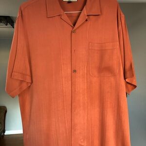 Tommy Bahama Men's Rust Button Down Shirt
